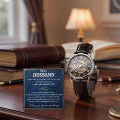 To My Husband – Openwork Automatic Watch