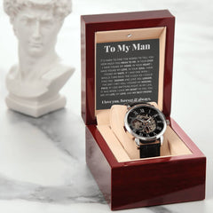 To My Man – Luxury Openwork Watch