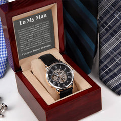To My Man – Luxury Openwork Watch