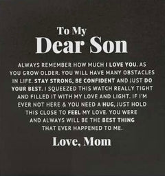 To My Son – Always Remember I Love You Watch