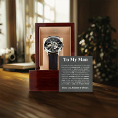 To My Man – Luxury Openwork Watch