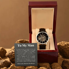 To My Man – Luxury Openwork Watch
