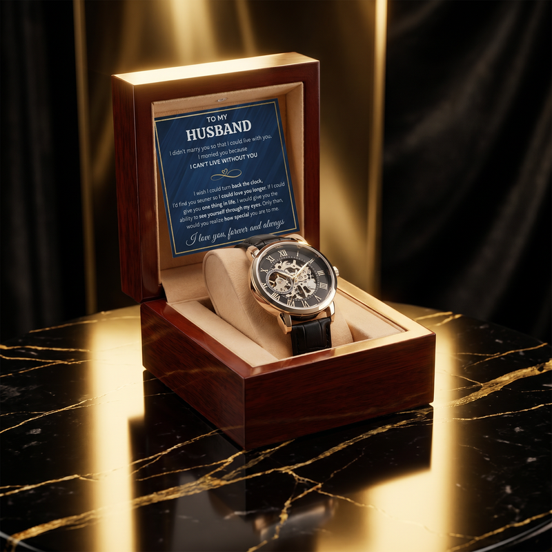 To My Husband – Luxury Openwork Watch